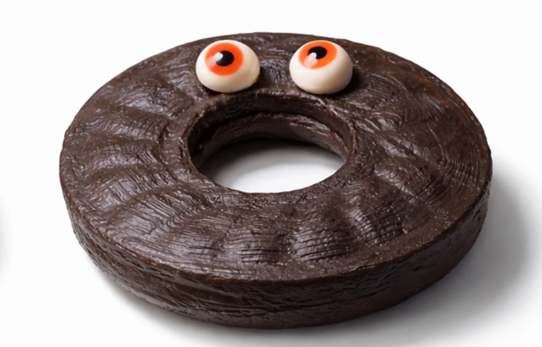 Dunkles Donut-Monster